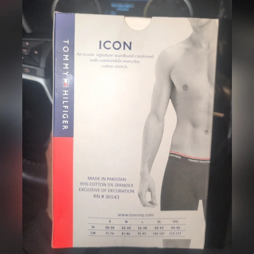 Tommy Hilfiger Men's Boxer Briefs 3pk- Multi Color Size Medium